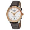 Tissot Коллекция PR100 Мужские кварцевые часы Часы 39 мм Белый циферблат Корпус из нержавеющей стали Кожаный ремешок T101.451.26.031.00