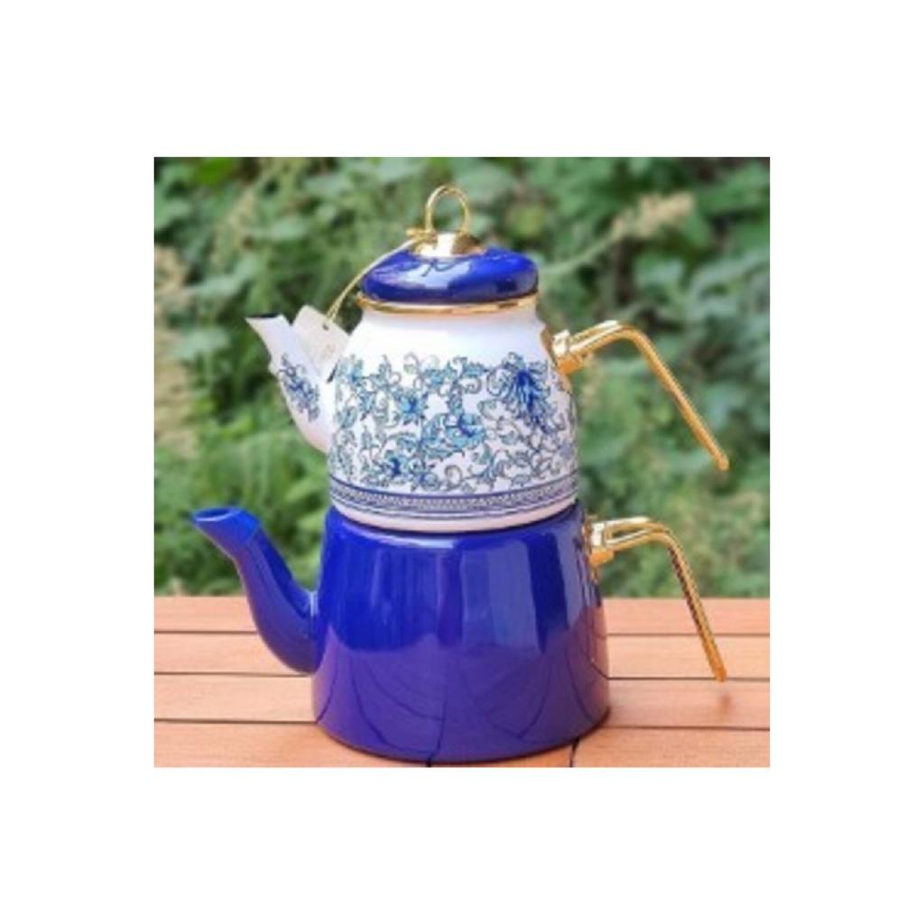 Роскошный набор эмалированных чайников в различных цветовых вариантах