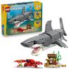 Игрушка LEGO Creator Акула и Сундук с Сокровищами, Подарок на День Рождения, Строительные Блоки, для Мальчиков и Девочек, Возраст 8, 9 и 10 лет, Ученики Начальной Школы, Животное C