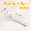 2pcs Tea Bag Squeezer, Stainless Steel Tea Spoon for Loose Tea Ice Sugar Cubes Tea Spoon Tea Strainers Tea Tongs Clip on Strainer Tea Accessories for