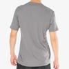 Adidas T Shirts Men's Gray Crew Neck Moderate CZ5423