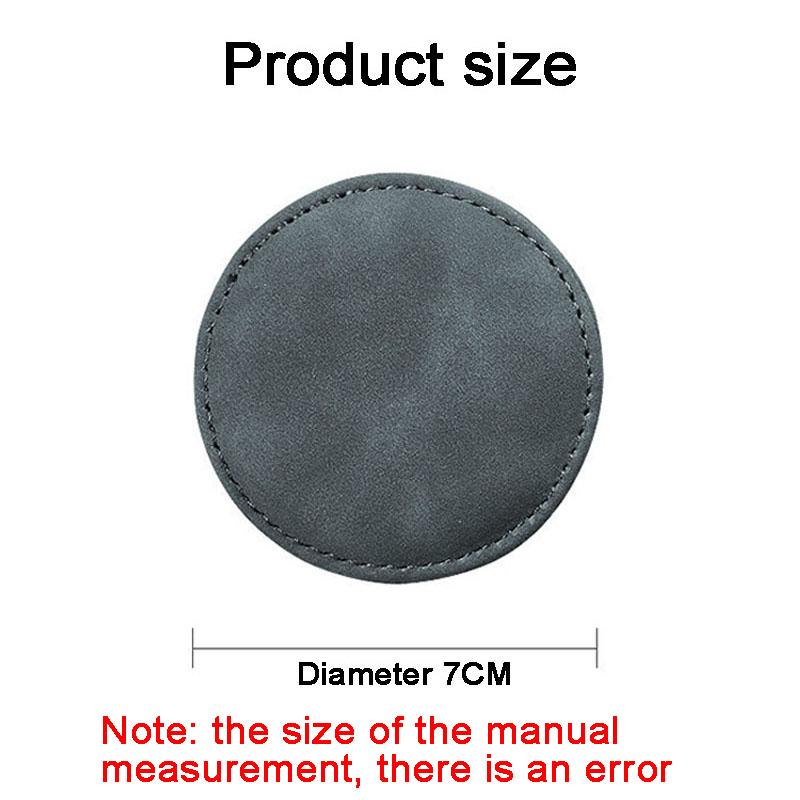Car round suede cup mat,non-slip and anti-fouling,car accessories,for mercedes-benz CLA CES CLS SLK GLK CLK SLS CLG GLE GLC GLB CDEFG1