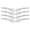 4 Pcs Rope Cleat Hook Stainless Steel Corrosion Resistance Durable Flagpole Boat Column Fixed Cleats150mm