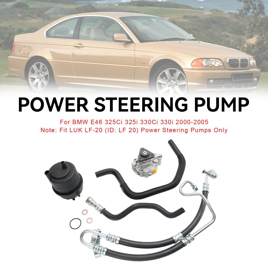 Комплект насоса гидроусилителя руля подходит для BMW E46 320i 323i 325i 328Ci 328i 330i 2001-2005