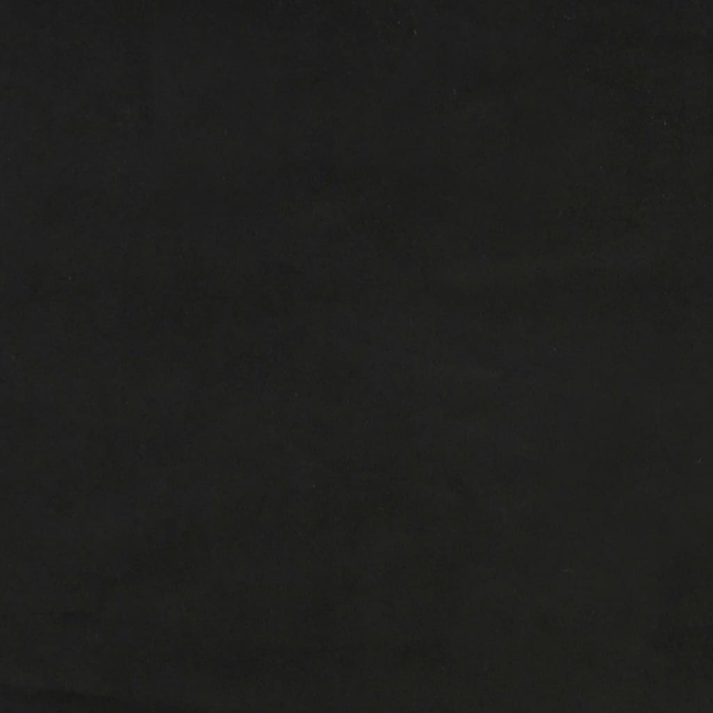 Vidaxl Zagłówki Do Łóżka, 2 Szt., Czarny, 100X5X78/88 Cm, Aksamitny