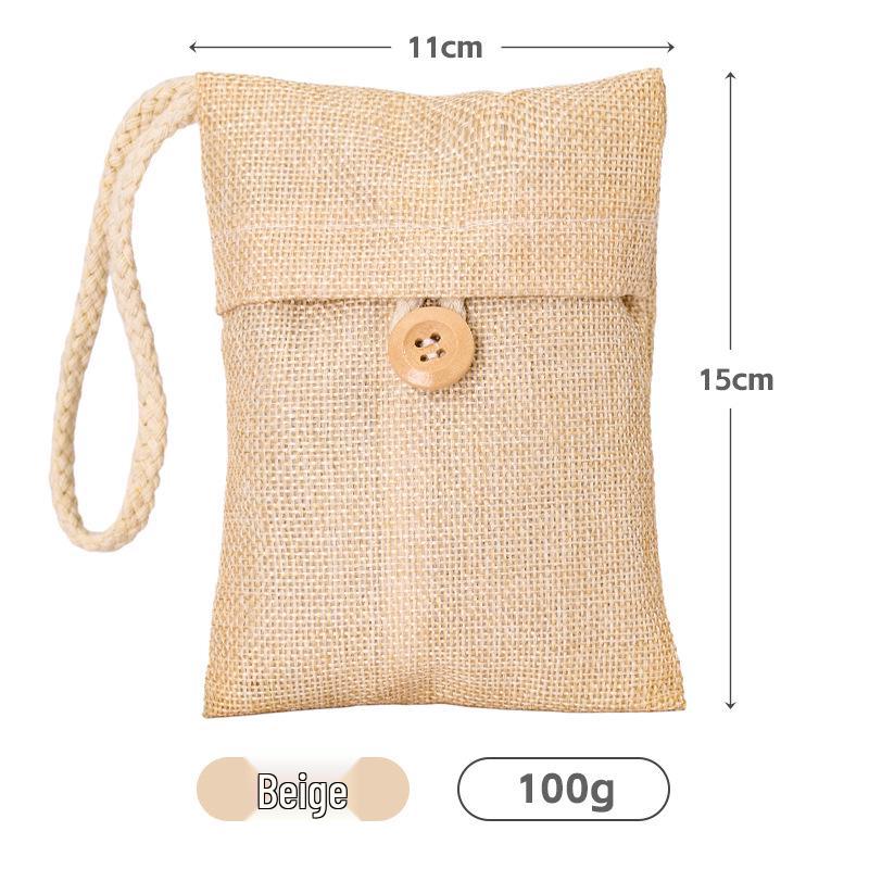 Bamboo Charcoal Car Deodorizer - 100g Methanol & Formaldehyde Remover