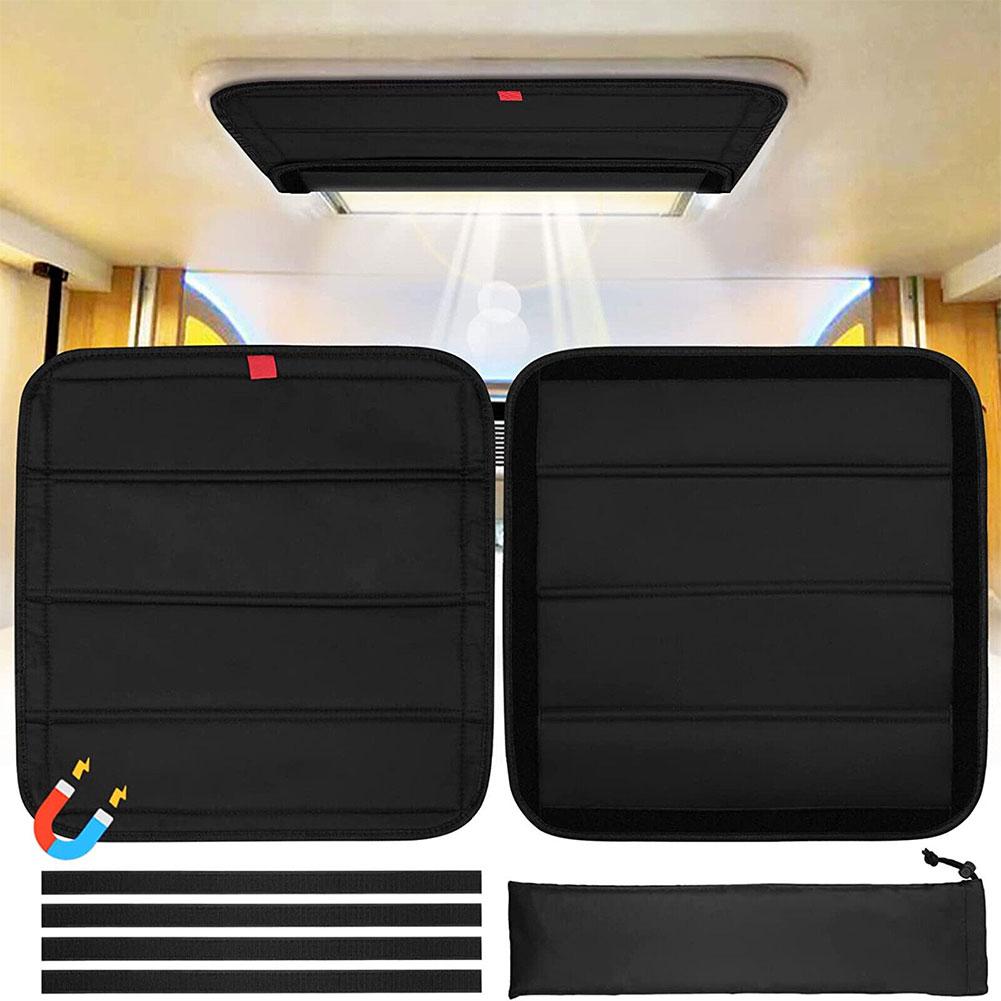 Magnetic RV Window Shade For Campers Travel Trailers RV Skylight Cover Shade RV Vent Sun Shade 3 Layer Thickening