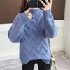 Half Turtleneck Sweater Women's Autumn and Winter Loose Korean Version of The Lazy Style Fashion Knitted Top Women's Bottoming Shirt