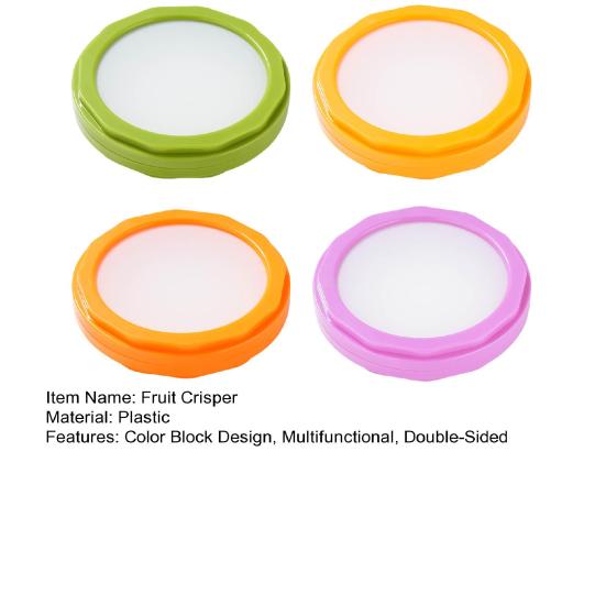 4Pcs Avocado Saver And Tomato Holder Fruit Crisper Food Storage Containers Multifunctional Fruit Veggie Savers for Lemons Tomatoes Garlic