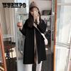 Женские весенне-осенние шерстяные пальто, однотонная длинная теплая куртка, офисная женская модная элегантная повседневная тонкая ветровка, уличная одежда