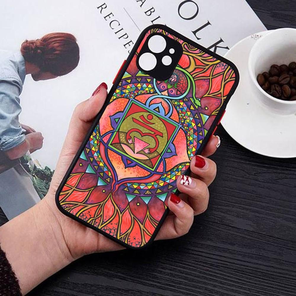 Чехол для телефона Йога для iPhone 14 11 12 13 Mini Pro Max 8 7 Plus X XR XS MAX Полупрозрачная матовая крышка