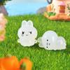 Cute, Glow-in-the-dark Mischievous Little Rabbit Decoration Doll House Landscape Office Home Trinket