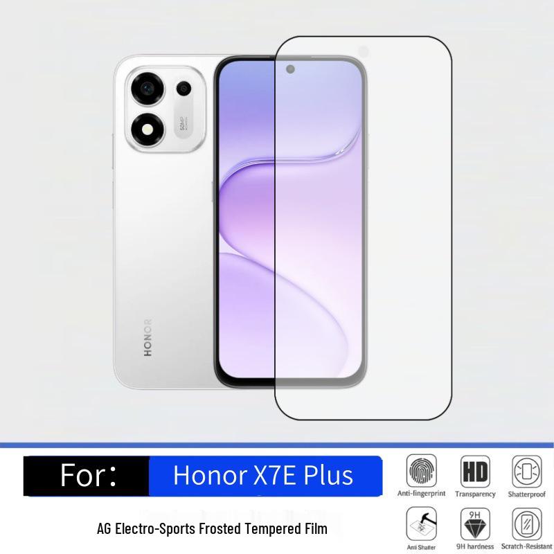 Защитная пленка из закаленного стекла Honor X7e Plus HD Anti-Peep - Матовая, Ударопрочная, Прозрачная Защита экрана.