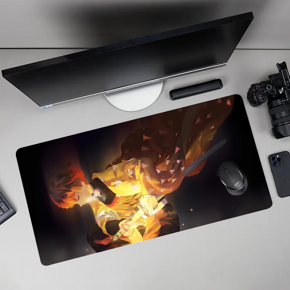 Mouse Pad Desk Mouse Pad Cute HD Desk Pad Extended Gaming Keyboard Mats Large 100x50cm XXL Z-Zenitsu Gamer Mousepad