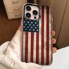 Чехол с флагами США и Великобритании для iPhone 17Air 16 15 14 13 12 11 Pro Max X XS XR Plus, цветной серебристый чехол для телефона