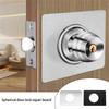 Upgrades Door Knob & Deadbolt Reinforcement Plate Door Lock Hole Backing Reinforcer for Enhanced Security & Easy Repair