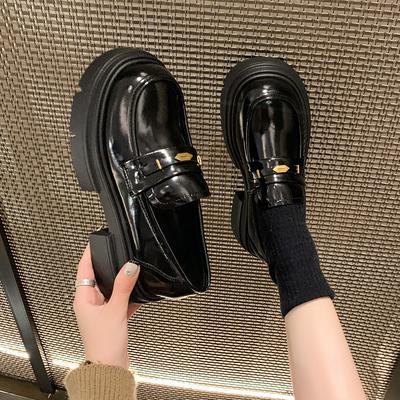 Мода 2024 Весна Осень Женские Элегантные Туфли Мэри Джейн с Круглым Носком, Устойчивые к Износу, Модные, с Мелким Квадратным Носком и Толстым Высоким Каблуком