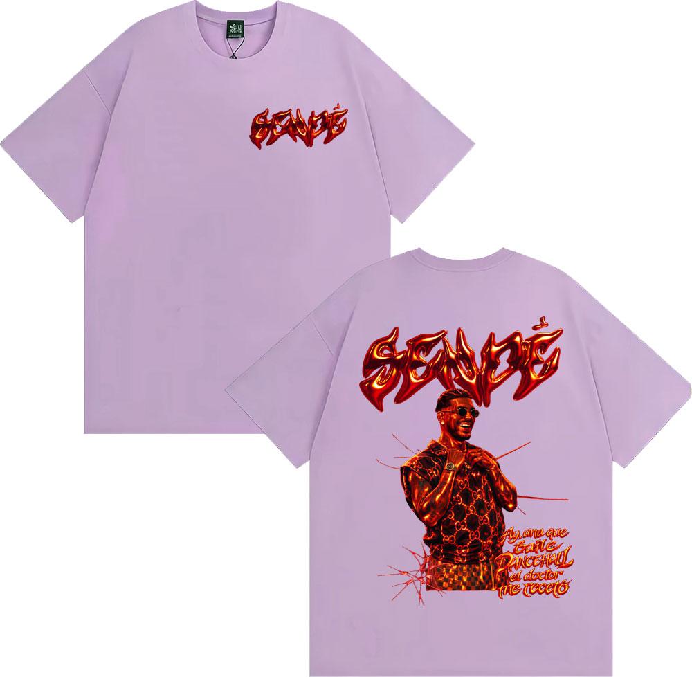 Rapper Ryan Castro Sende Album Tour 2026 Print T Shirts Unisexs Clothing Casual 100 Cotton T Shirt Vintage Gothic Classic Tshirt