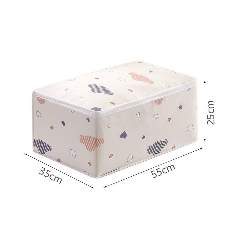 Нетканый складной ящик для хранения, органайзер для переносной одежды, аккуратный чемодан, домашний ящик для хранения, контейнер для хранения одеял, сумка