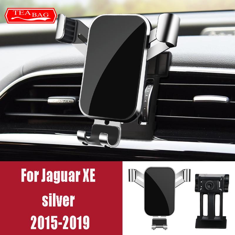 Автомобильный держатель для мобильного телефона для Jaguar XF X260 260 XE E-PACE F-PACE 2015-2020 Гравитационный держатель для телефона Аксессуары для вентиляционного отверстия