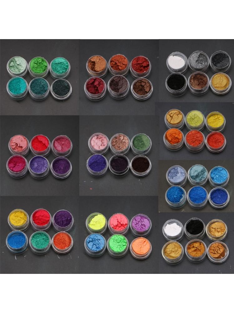 1 комплект, косметический класс, перламутровый натуральный слюдяный минеральный порошок, эпоксидная смола, краситель, жемчужный пигмент, сделай сам, изготовление ювелирных изделий