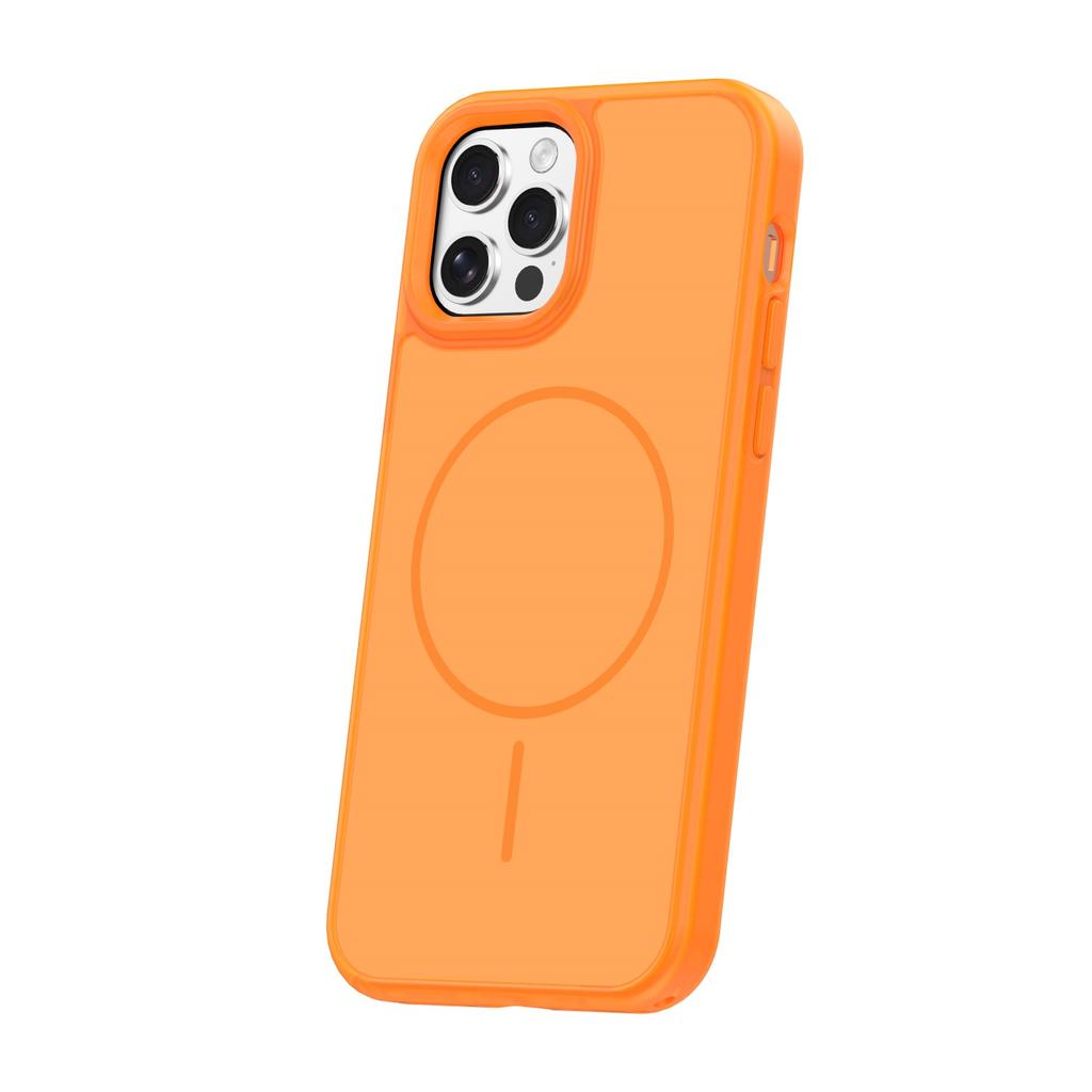 Nakładka Frame Thin Mag Do Iphone 12 / 12 Pro 6,1" Pomarańczowa