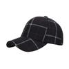Autumn Winter Plaid Cap Men Baseball Cap Women Sun Hat Ponytail Panama Cap Visor Hats Snapback Hat