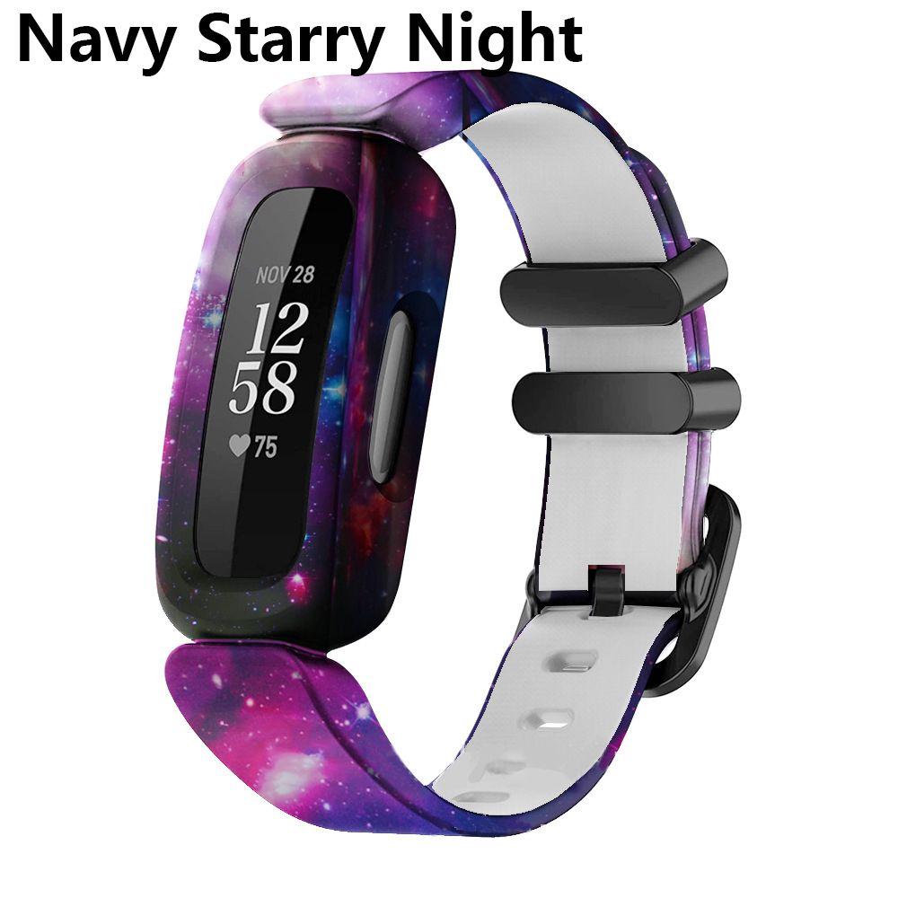 Wrist Strap Silicone Bracelet For Fitbit Ace 3/inspire 2 Smart Watch Band Bracelet Replacement Kids Wristband Watchbands