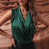 Women's Spring Fashion Folds New Sexy Vest Sleeveless Top
