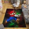 Ковер Mario Bros Аниме Ковер для гостиной Спальни Прикроватный Коврик Японская Кабинет Коврик под Компьютерный Стул Домашний Модный Коврик для Пола Ковер