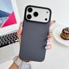 Матовый PC Чехол для телефона однотонный с металлическим бампером Для iPhone 17 Air 16 15 14 13 12 11 Plus Pro Max Нескользящий