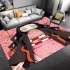 1pc Demon Slayer Nezuko Entrance Mat, Non-Slip Mat Area Rug,Room Decor, Outdoor Decor, Kitchen Rug,Doormat - Machine Washable, Easy to Clean