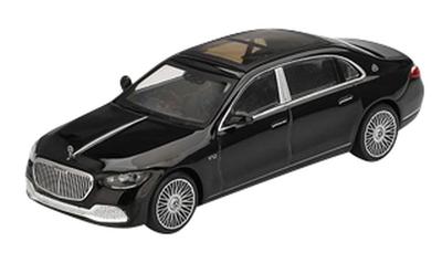 MINI GT Масштаб S680 Черный Готовое изделие 1/64 Mercedes-Maybach (Левый руль) MGT00977-L