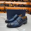 Men'S Buckle Cowhide Leather Business Large Size Leather Shoes Formal Office Leather Shoes British Style Fashion Foot Shoes