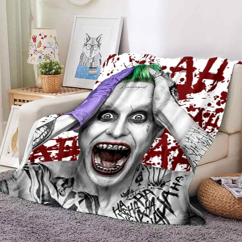 1PC Horror movie theme blanket, all-season lightweight home office outdoor nap multifunctional blanket, Halloween gifts