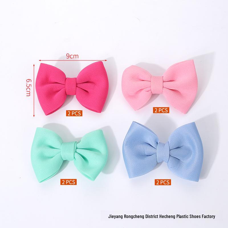 Аксессуары для обуви из воздушной ткани 2024: Ручная работа Тканевый цветок бант