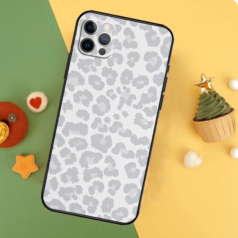 Черный чехол для телефона с леопардовым принтом и узором гепарда для iPhone 17 Pro Max 17Air 16E 15 14 13 12 11 16 Pro Max Mini Ударопрочный чехол