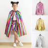 Rainbow Children's Cloak Stand Out At Halloween Parties with This DIY Costume Cosplay Cloak Halloween Supply