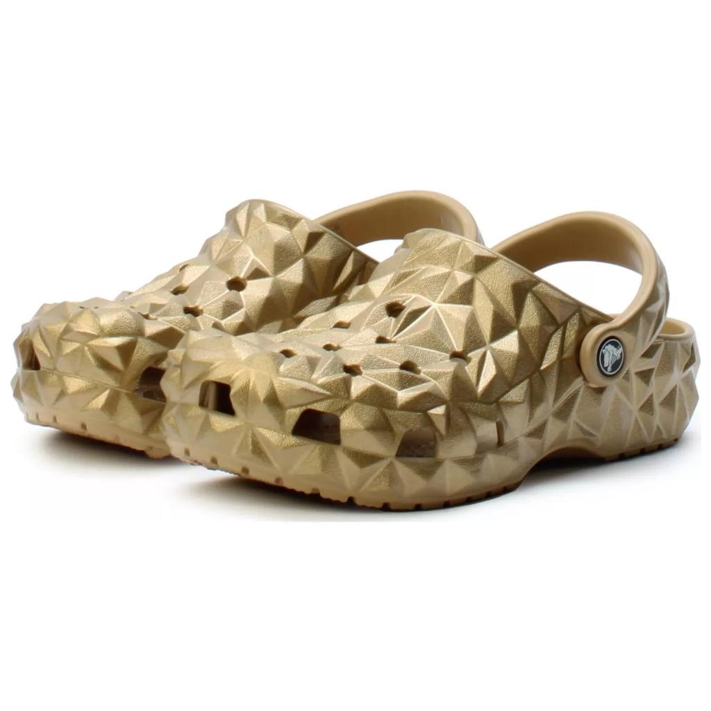 Crocs Классические EVA Удобные и Простые Туфли с Отверстиями Унисекс Золотой