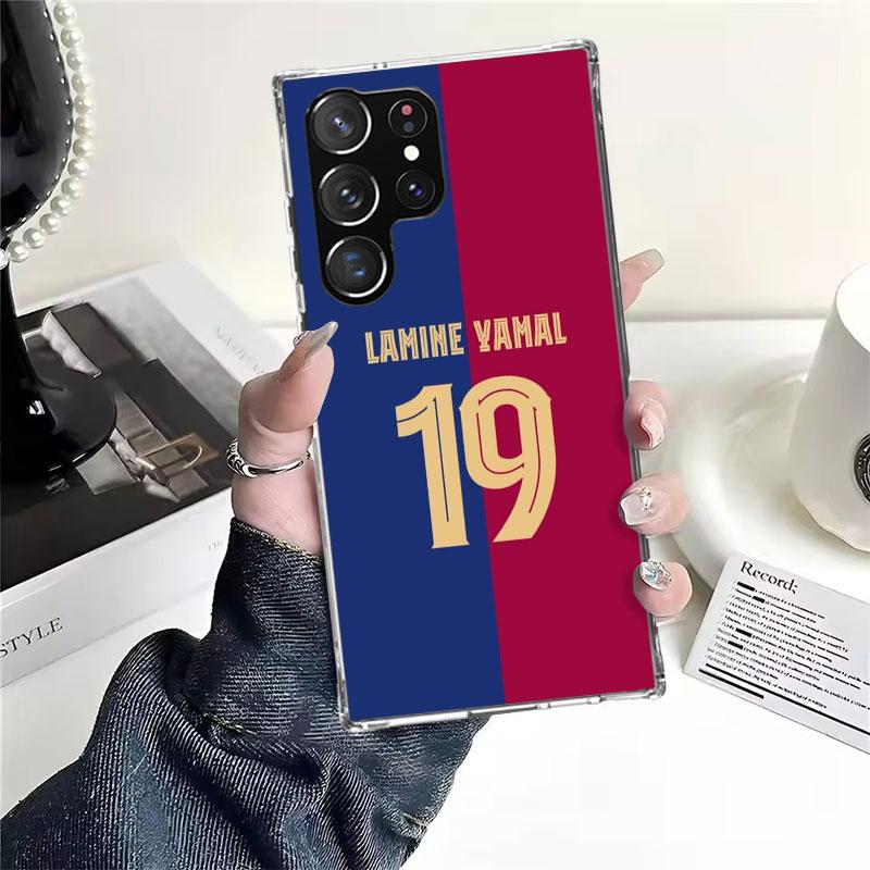 Мягкий чехол L-Lamine Y-Yamal 19 для Samsung Galaxy S22 S23 S24 S25 Edge S26 Ultra S20 FE S21 Plus + Fundas Coque Galaxy S20