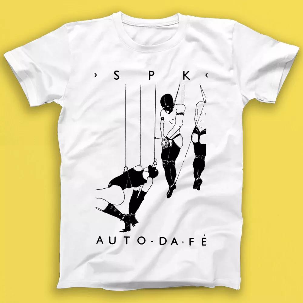 SPK Auto-Da-Fé Electronic Music Gift Tee T Shirt 2022