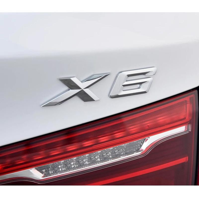 3D ABS Буквенные Шильдики для Эмблемы Багажника подходят для моделей BMW X6 E71 F16 E72 G06, а также XDRIVE 30d 28i 30i 35i 50i