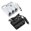 Car Cigarette Socket Splitters 2 USB Extension Cord Cable Adapter