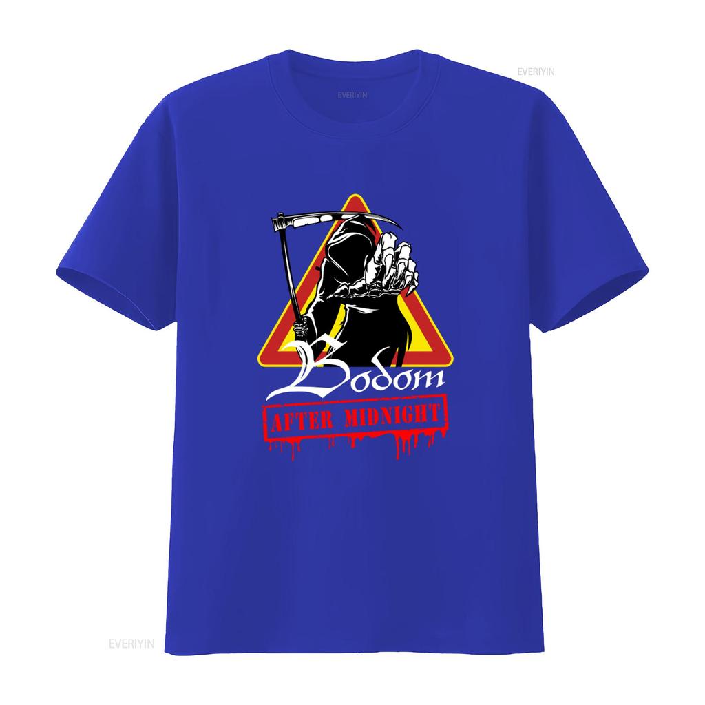 2021 Trendy Children Of Bodom After Midnight T Shirt with Cool Grim Reaper Design vintage Washed Comfortable Stretched