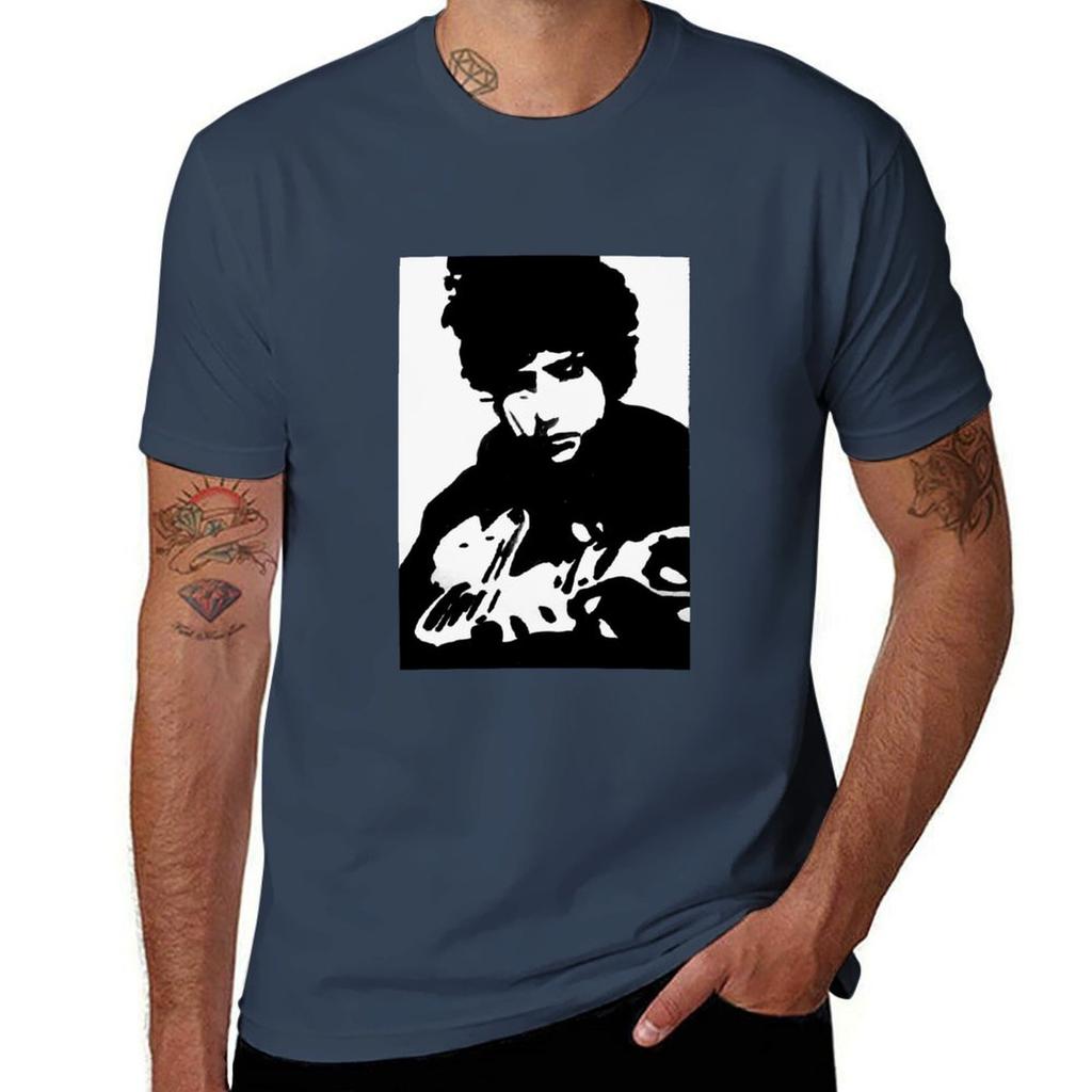 Bob Dylan T-shirt Funny T Shirts Man Anime T Shirts Oversize Man T Shirts Cotton T-shirt