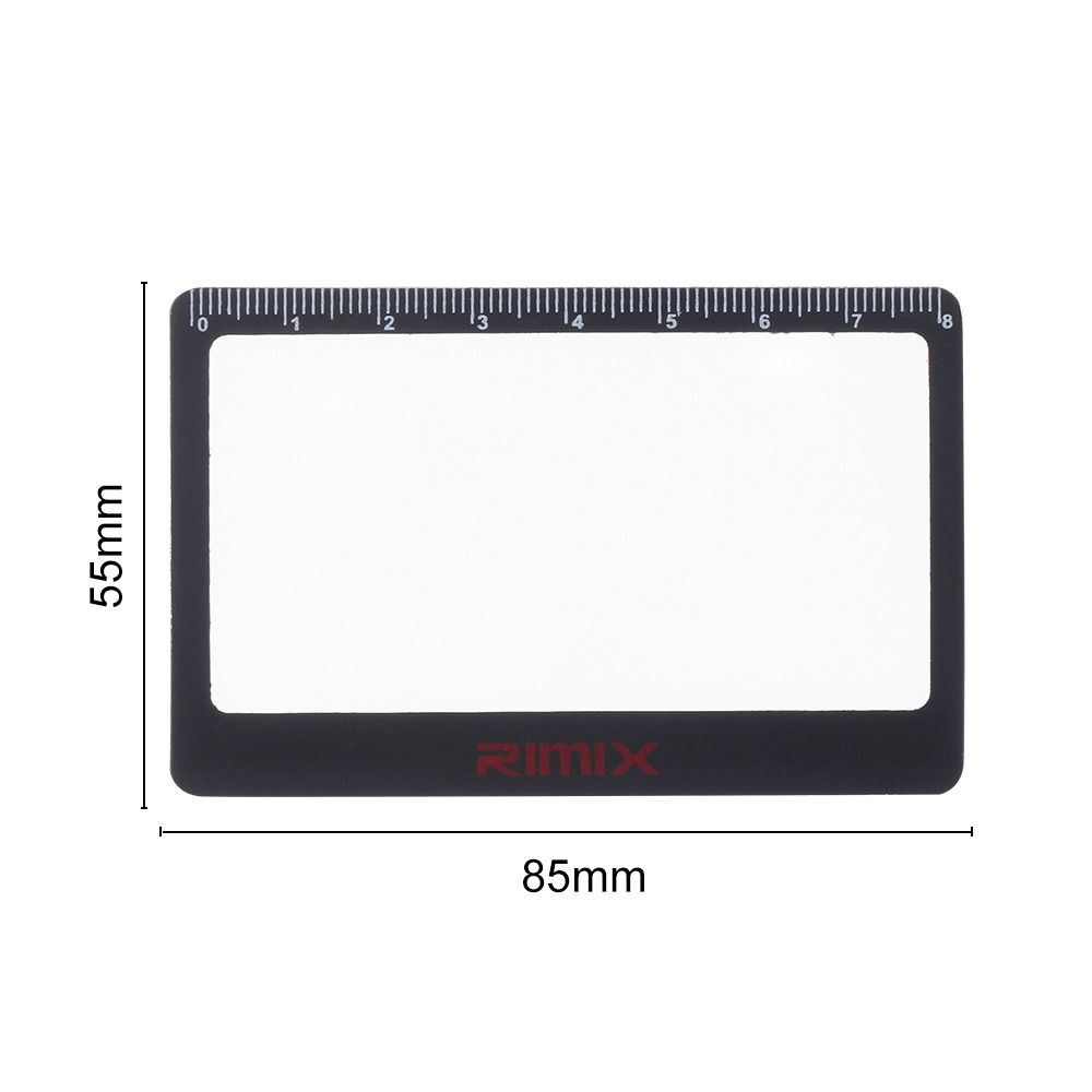 With Scale Hd Reading Mirror Card Magnifying Glass 3X Fresnel Lens Outdoor Fire Magnifying Glass