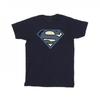 Mens Superman Indigo Blue Logo T-Shirt