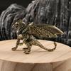 Solid Brass Pterosaur Dragon Ornament Mythical Beast Figurines  Home Desk Decorations