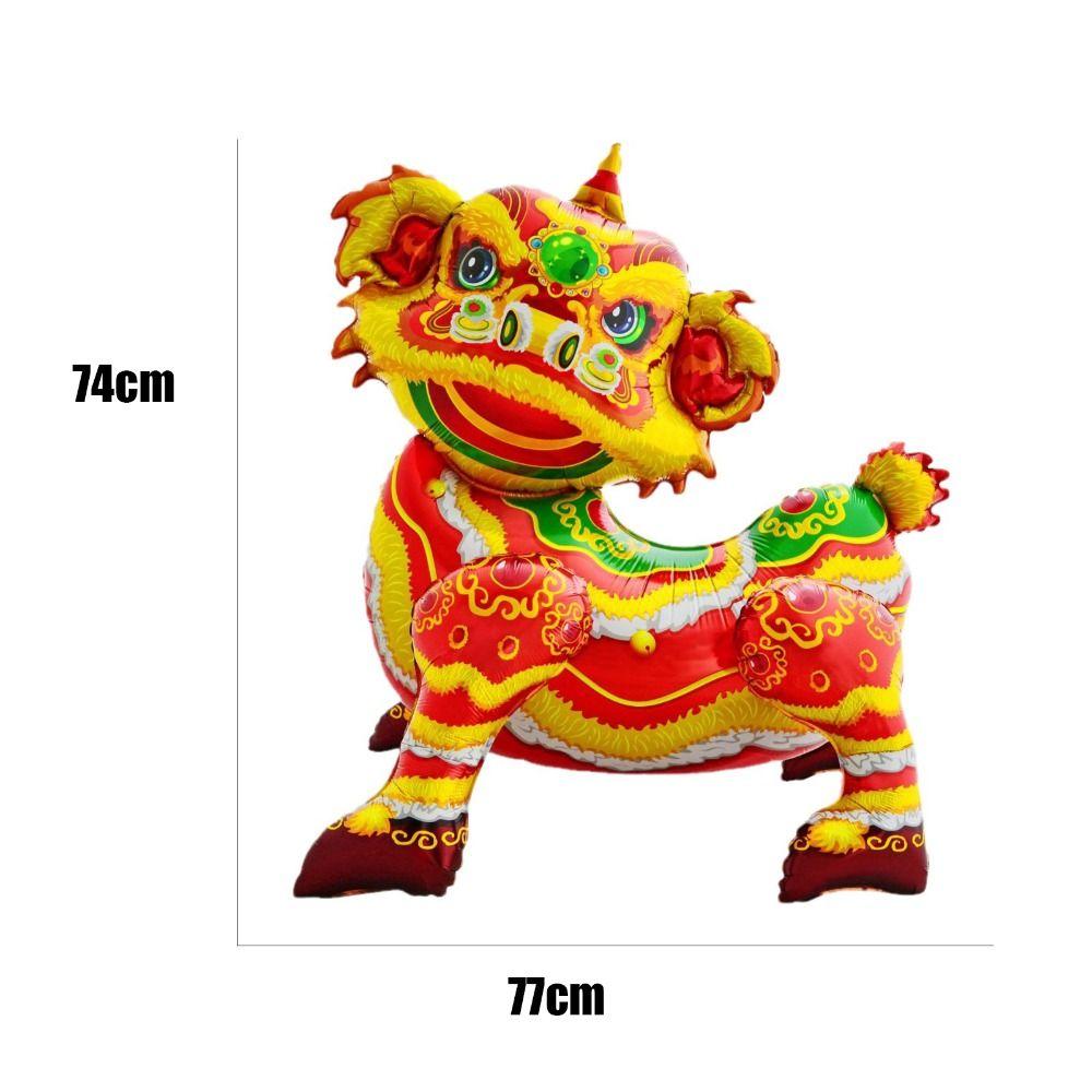 Chinese Style Chinese New Year Balloon Decorative Maroon Blessing Bag Balloons  Spring Festival