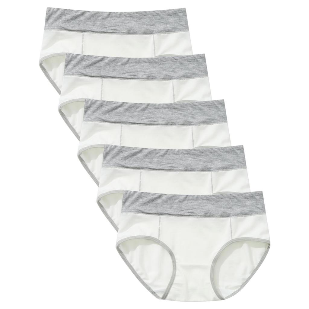 Women Solid Color Patchwork Briefs Panties Underwear Knickers Bikini Underpants